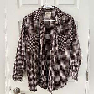 Oversized Abercrombie & Fitch Flannel Shirt Jacket